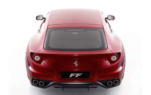 Sleek Ferrari Ff On A Scenic Road Wallpaper