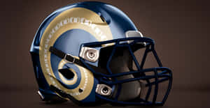 Sleek Football Helmet Reflecting Determination Wallpaper