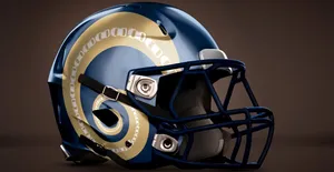 Sleek Football Helmet Reflecting Determination Wallpaper