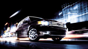 Sleek Ford Flex On The Open Road Wallpaper