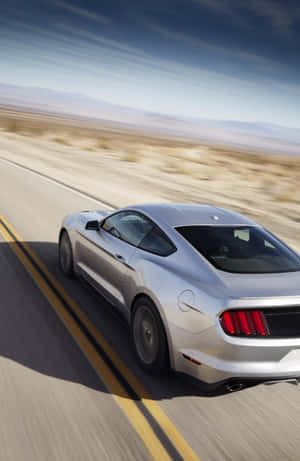 Sleek Ford Mustang California Special Cruising Down The Coast Wallpaper