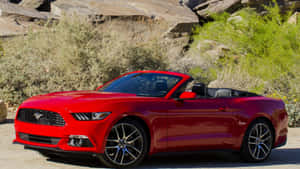 Sleek Ford Mustang Ecoboost In Action Wallpaper