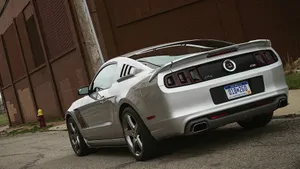 Sleek Ford Mustang Roush On The Open Road Wallpaper