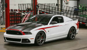 Sleek Ford Mustang Roush Taking Center Stage Wallpaper