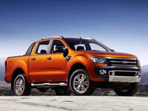 Sleek Ford Ranger In Action Wallpaper