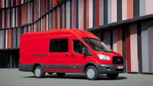 Sleek Ford Transit On The Road Wallpaper