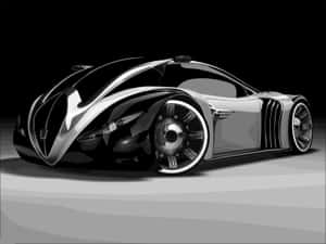 Sleek Futuristic Car Design Wallpaper
