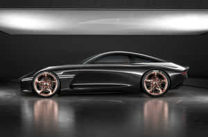 Sleek Genesis Essentia Concept Car Showcased In Stunning Environment Wallpaper