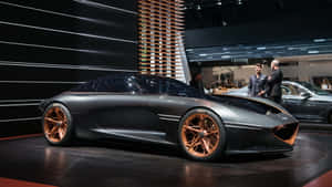 Sleek Genesis Essentia Concept Electric Sports Car Wallpaper