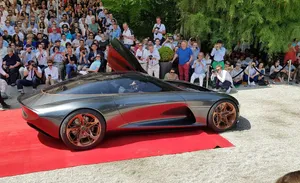 Sleek Genesis Essentia Concept On The Road Wallpaper