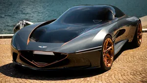 Sleek Genesis Essentia Electric Concept Car Wallpaper