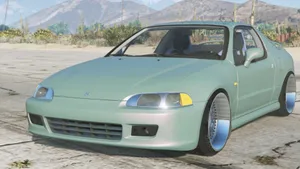 Sleek Honda Civic Del Sol On A Scenic Road Wallpaper