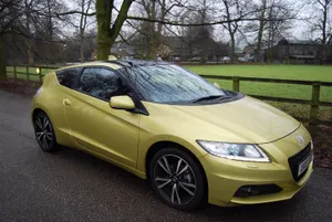 Sleek Honda Cr-z Hybrid Sports Car Wallpaper