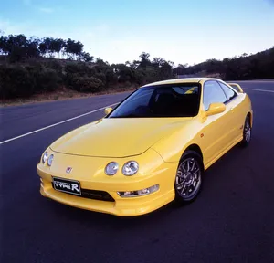 Sleek Honda Integra In Impressive Action Wallpaper