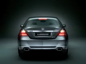 Sleek Honda Legend On Display Wallpaper