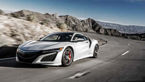 Sleek Honda Nsx In Its Full Glory Wallpaper