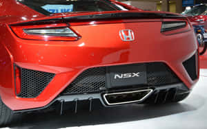 Sleek Honda Nsx Showcased On The Road Wallpaper