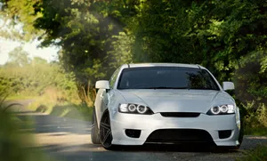 Sleek Hyundai Tiburon In High Definition Wallpaper