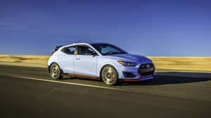 Sleek Hyundai Veloster Sports Coupe Wallpaper