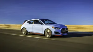 Sleek Hyundai Veloster Sports Coupe Wallpaper