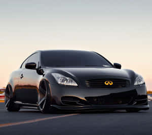 Sleek Infiniti G35 In Motion Wallpaper