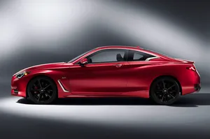 Sleek Infiniti Q60 Coupe In The City Wallpaper