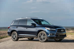 Sleek Infiniti Qx60 In Motion Wallpaper