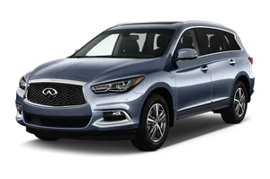 Sleek Infiniti Qx60 On Open Road Wallpaper