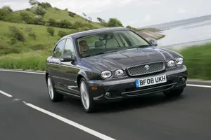 Sleek Jaguar X-type In Pristine Condition Wallpaper
