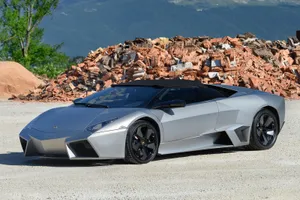 Sleek Lamborghini Reventón In Motion Wallpaper