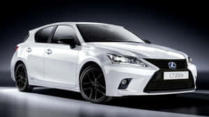 Sleek Lexus Ct 200h Hybrid In Action Wallpaper