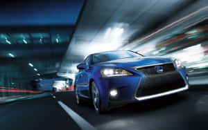 Sleek Lexus Ct 200h Parked In An Urban Setting. Wallpaper