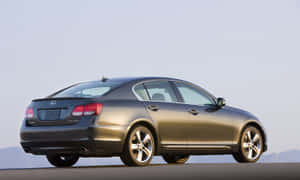 Sleek Lexus Gs Luxury Sedan In Motion Wallpaper