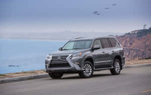 Sleek Lexus Gx 460 On A Scenic Drive Wallpaper