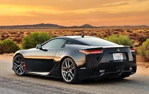 Sleek Lexus Lfa Sports Car Wallpaper