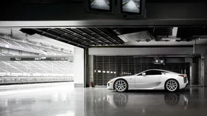 Sleek Lexus Lfa Sports Car In High Resolution Wallpaper