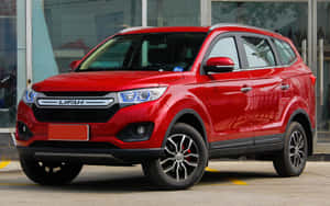 Sleek Lifan Motorcycle In An Industrial Setting Wallpaper