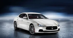 Sleek Maserati Ghibli Sport Sedan In Action Wallpaper