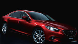 Sleek Mazda 6 In Action Wallpaper