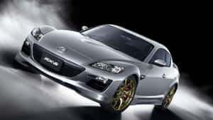 Sleek Mazda Rx-8 On Highways Wallpaper