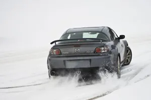 Sleek Mazda Rx-8 Sports Car Wallpaper