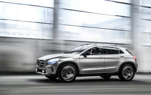 Sleek Mercedes Benz Gla-class Showcasing Elegance And Style Wallpaper