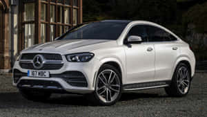 Sleek Mercedes-benz Gle-class In Motion Wallpaper