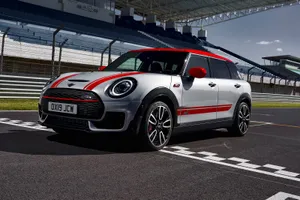 Sleek Mini Cooper S Clubman All4 On The Road Wallpaper