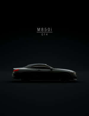 Sleek Minimalist Car On Abstract Backdrop Wallpaper