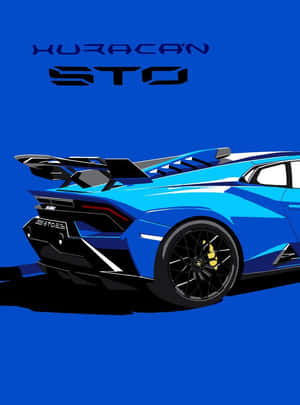 Sleek Minimalist Car On Abstract Background Wallpaper