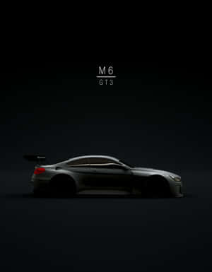 Sleek Minimalist Car On Dark Background Wallpaper