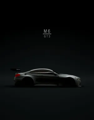 Sleek Minimalist Car On Dark Background Wallpaper