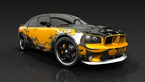 Sleek Modern Car Design In A Workshop Wallpaper