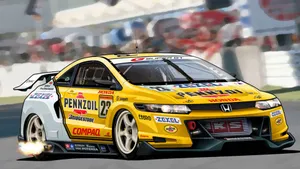 Sleek Modified Sports Car In Vivid Red Wallpaper